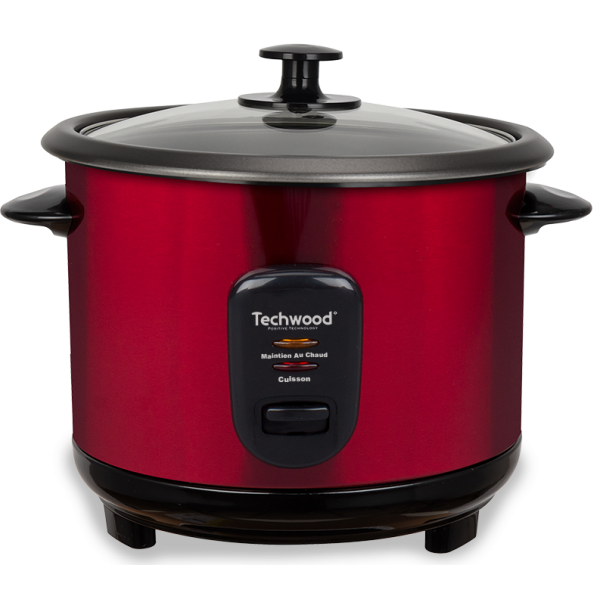 Oala de orez Techwood TCR-1815 inox 1.8L. 700W manere reci