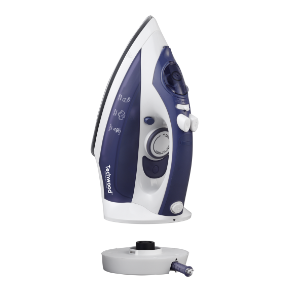 Fier de calcat fara fir Techwood TFS-249, 2400W, 300ml, autocuratare, talpa ceramica