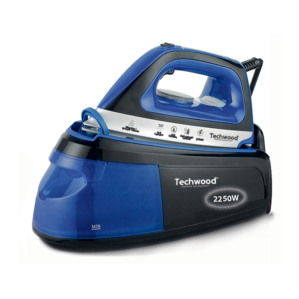Statie de calcat Techwood TC-2256, 2250W, 1200ml, putere abur 40-55g/min, talpa ceramica