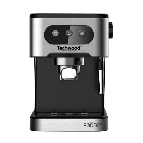 Espressor Techwood TCA-156EXN, 20 bari, 1.5 litri, cafea macinata sau capsule Nespresso