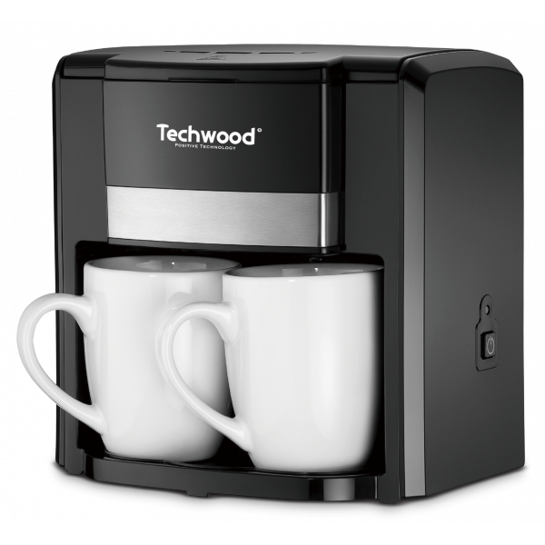 Cafetiera DUO Techwood TCA-206, 0.6L, 2 cani ceramice