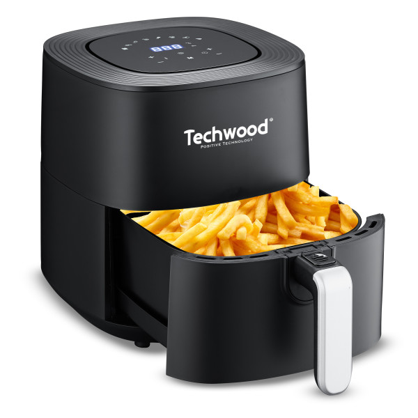 Friteuza cu aer cald Techwood TFR-556SHD 5.5L 1700W 8 programe 80 - 200 °C