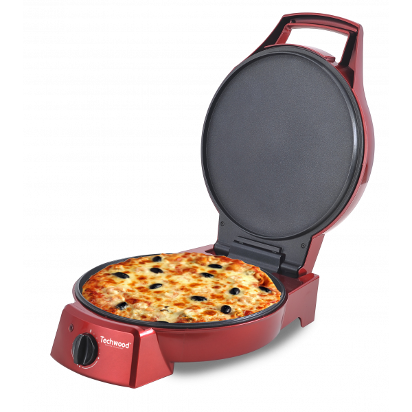 Aparat pentru preparat pizza Techwood TPZ-1805, 1800W, diametru 30cm