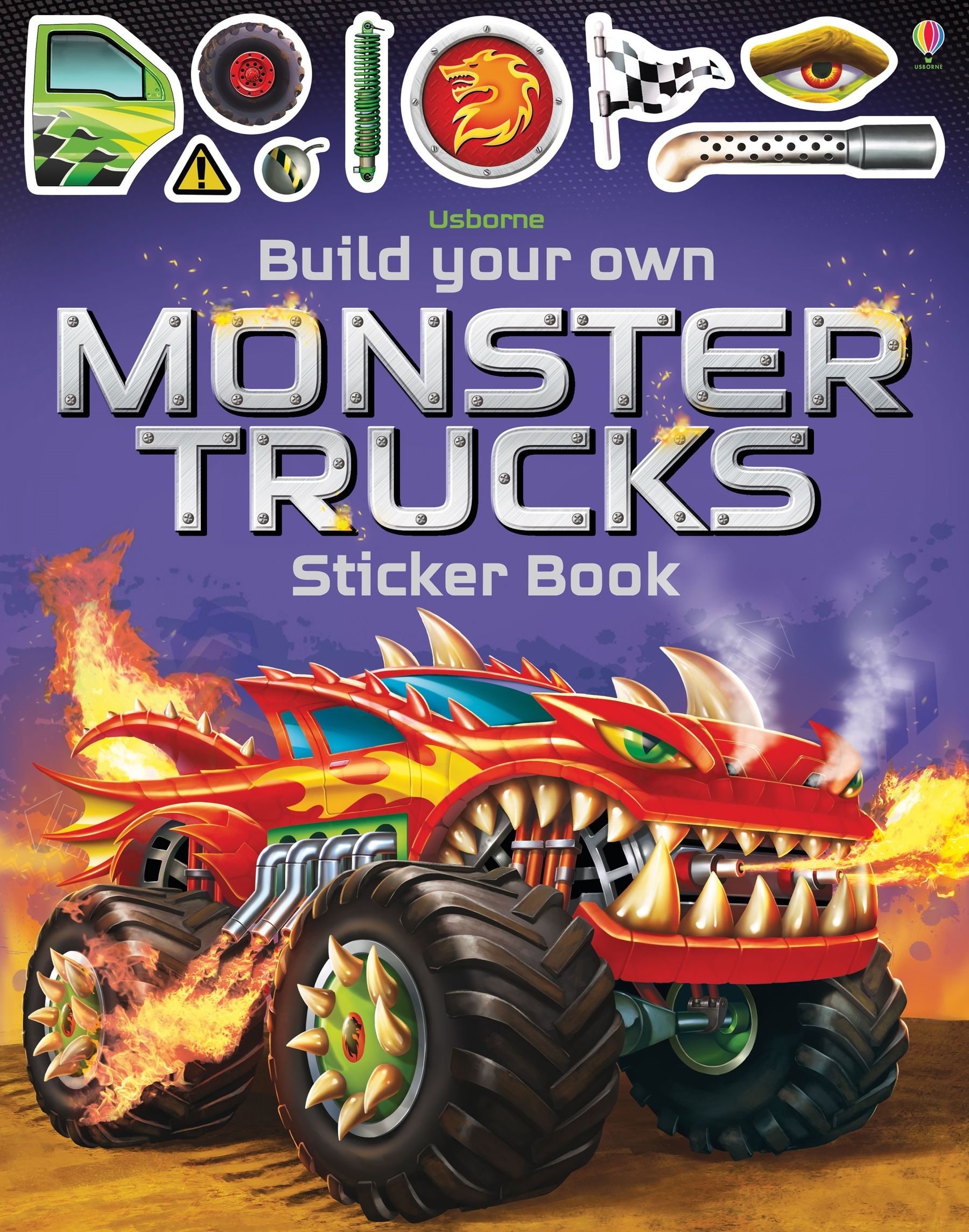 Build Your Own Monster Trucks Sticker Usborne Books
