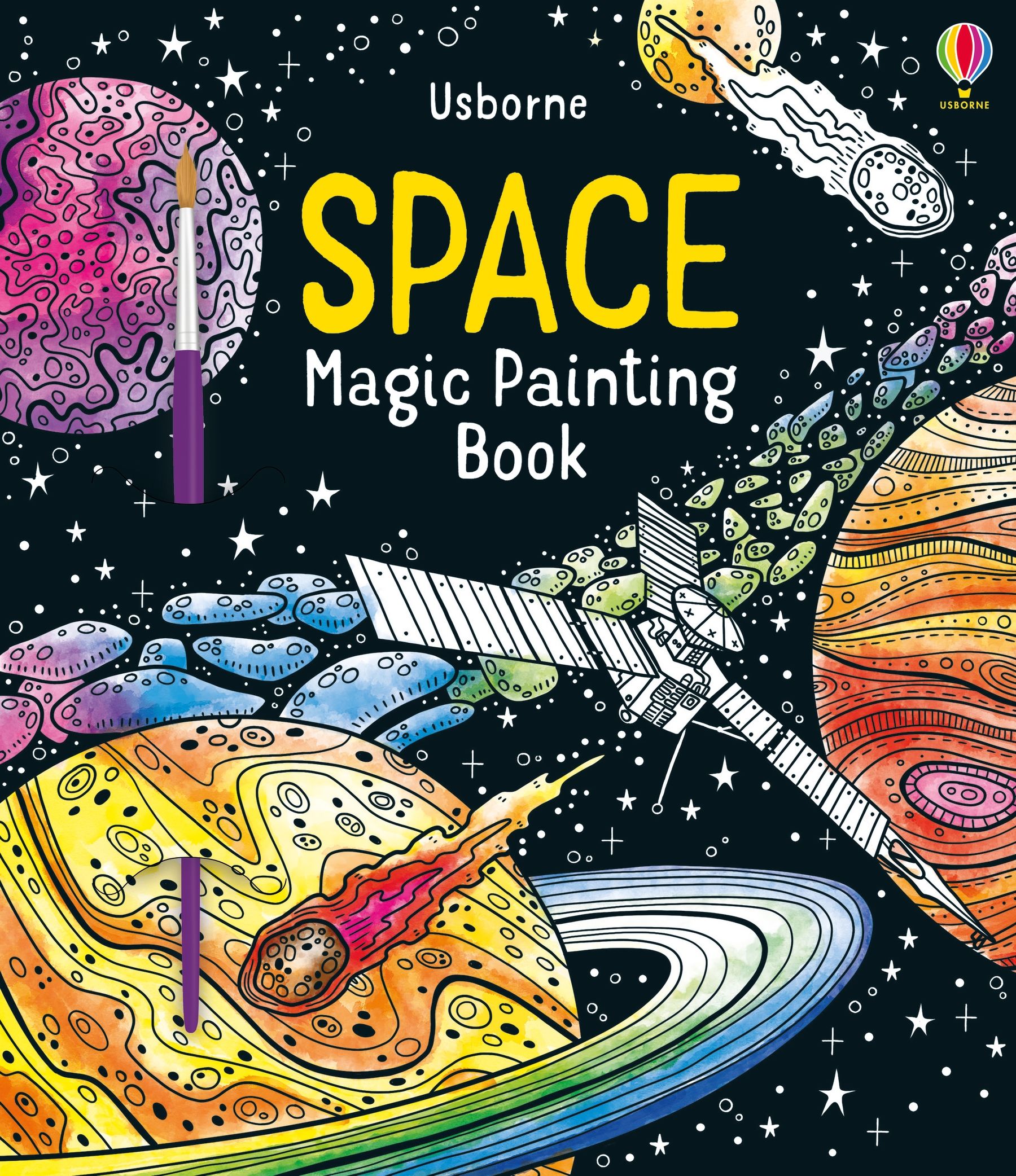 Space Magic Painting Book Usborne