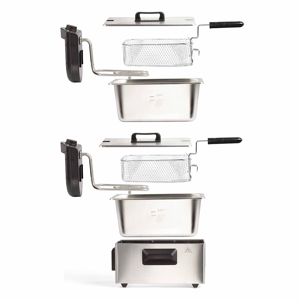 Friteuza Electrica Dubla 2 x 3 L Livoo DOC217